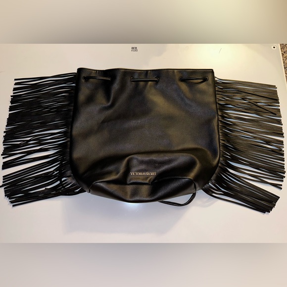 Victoria's Secret Fringe Drawstring Backpack - Picture 6 of 8